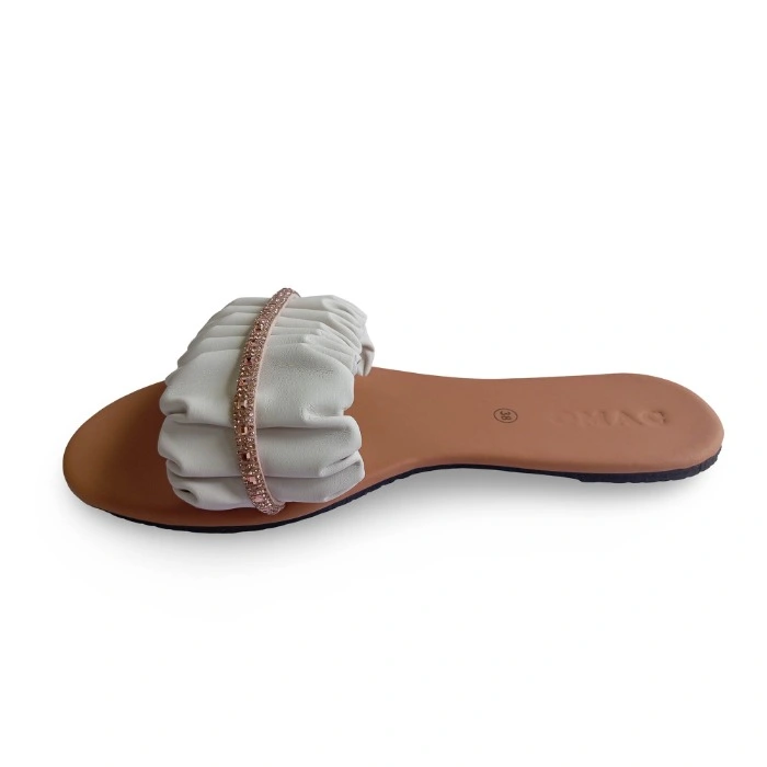 Omac Lyra Brown Flats For Ladies
